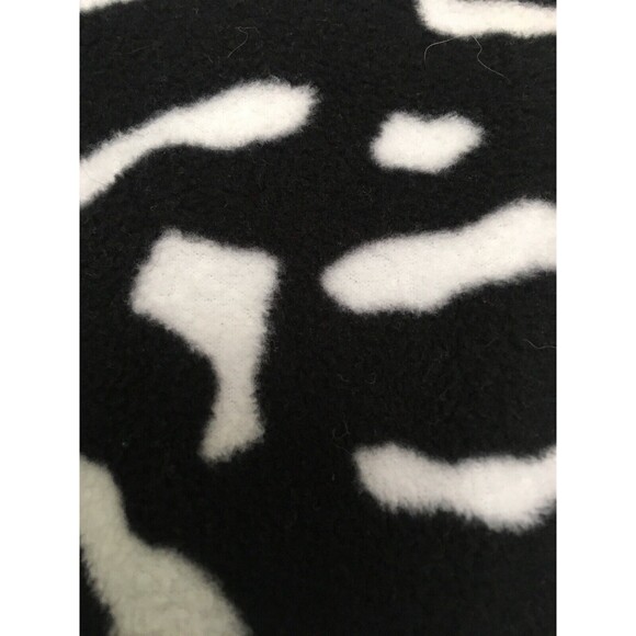 Nick & Nora Adult Zebra Print Footed Pajamas Jumpsuit Sleep 1pc Size Medium - Picture 7 of 9
